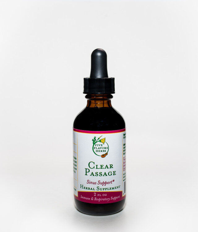Clear Passage Tincture bottle in small size
